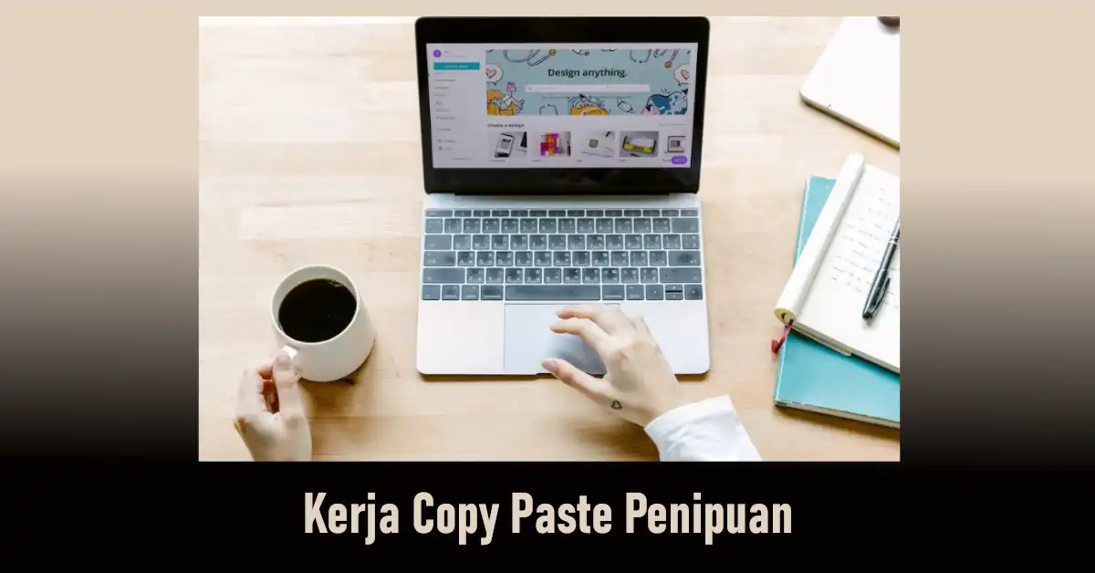 kerja copy paste penipuan