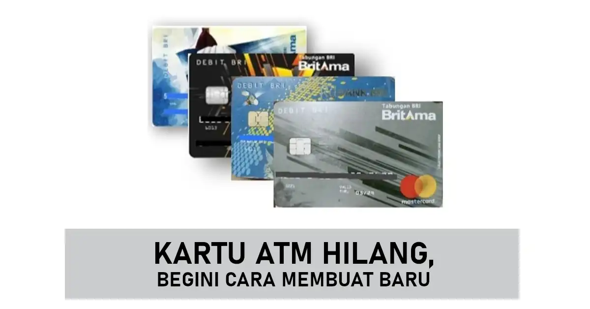 cara mengurus kartu atm hilang