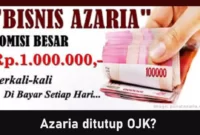 azaria ditutup ojk