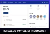 cara mengisi saldo paypal lewat indomaret