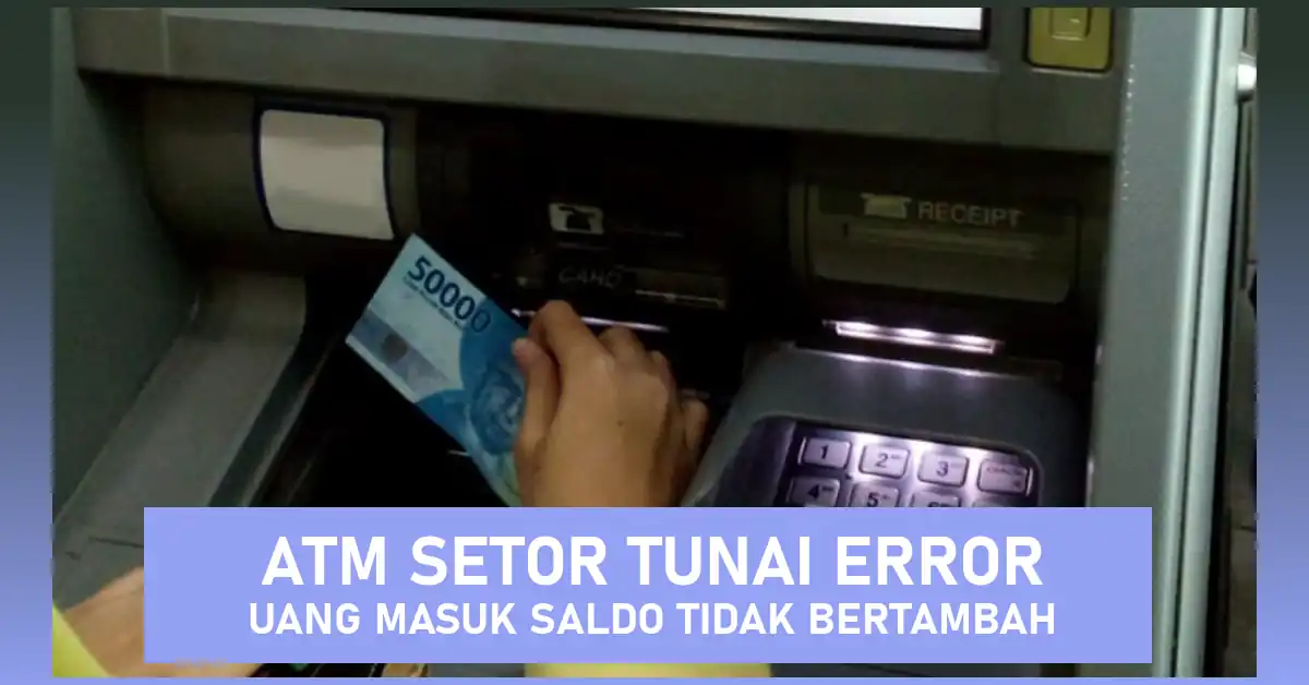 atm setor tunai error