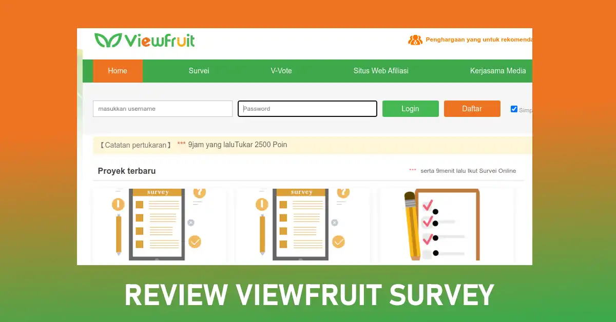 review viewfruit survey