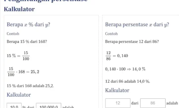 alat hitung persen Calculat org