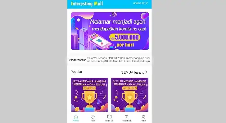 aplikasi interesting mall apk