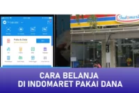 cara belanja di indomaret pakai dana