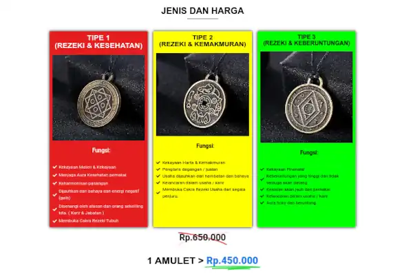 harga money amulet asli